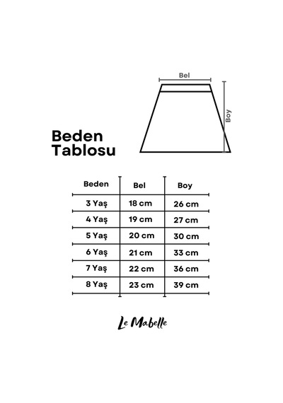 Le Mabelle Açık Pembe Yıldız Pullu Kız Çocuk Etek - Dena Açık Pembe