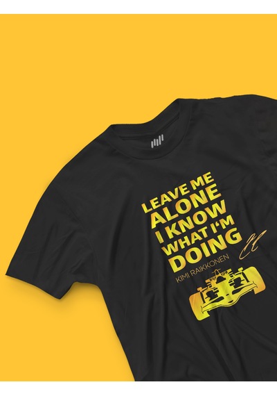 Fnbx Kimi Raikkonen Efsanesi T-shirt Siyah