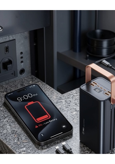 Powerbank 80000 Mah Led Ekranlı Çoklu Şarj Uczzz80000powerbank-2 Çok Renkli