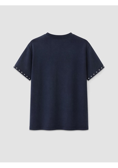 Lcw Comfort Lacivert Soft Touch Taşlı Bluz