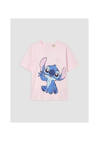 Lcw Young Pembe Stitch Baskılı Kadın Pijama Takım