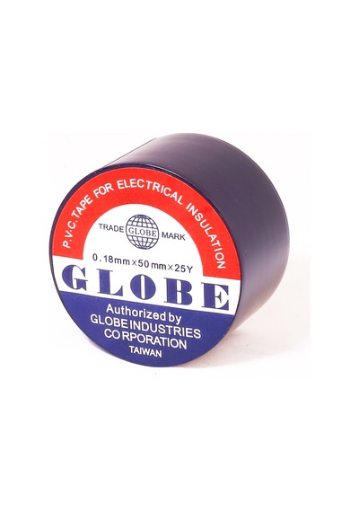 Globe Pvc Elektrik İzolasyon Bant "0.18x50x25yrds" Siyah