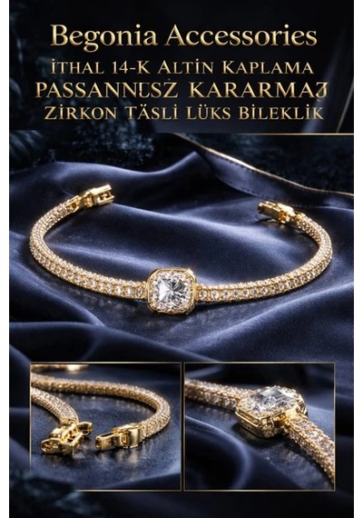 Kadın Bileklik Zirkon Taşlı 14k Altın Kaplama 925 Ayar Gümüş Kaplama Kararmaz Paslanmaz Şık Zarif Lüks Hediyelik Kadın Takı Günlük Ve Özel Gün Bileklik 21 Cm A4 Altın Kadın Bileklik Zirkon Taşlı 14k Altın Kaplama 925 Ayar Gümüş Kaplama Kararmaz Paslanmaz Şık Zarif Lüks Hediyelik Kadın Takı Günlük Ve Özel Gün Bileklik 21 Cm A4 Altın