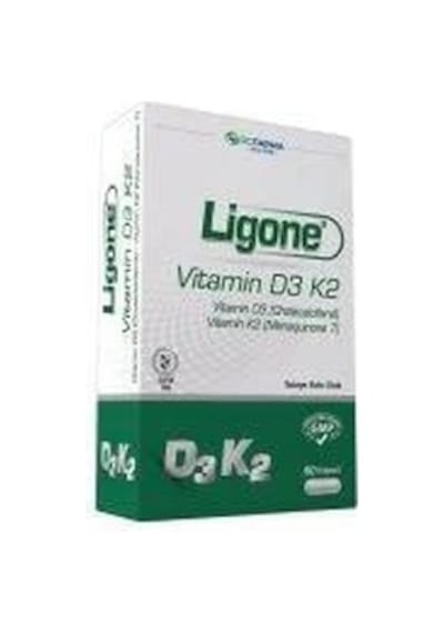 Ligone Vitamin D3/k2 60 Kapsül X2 Adet
