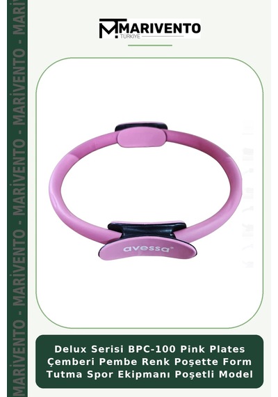 Delux Serisi Bpc-100 Pink Plates Çemberi Pembe Renk Poşette Form Tutma Spor Ekipmanı Poşetli Model