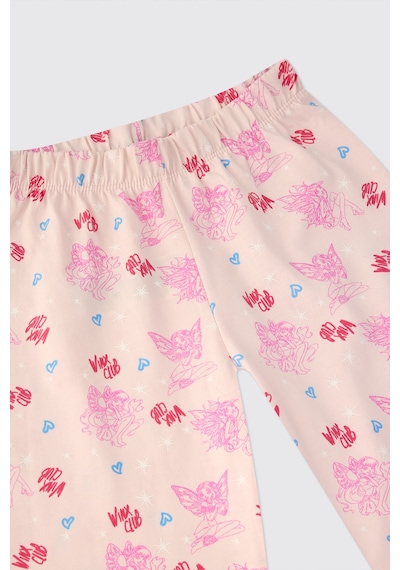 Panço Winx Club Kız Çocuk Pembe Pijama Takımı 2611gk39007