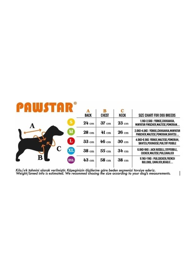 Pawstar 26902 Pembe Love Air Küçük Irk Köpek Pijama Tulum