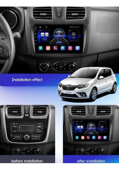 Dacıa Dokker 2012-2020 Multimedya Navigasyon Usb Kamera Carplayer 6 Ram
