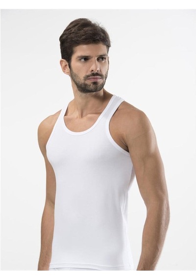 Türen 171 Likralı Spor Erkek Atlet-beyaz Beyaz