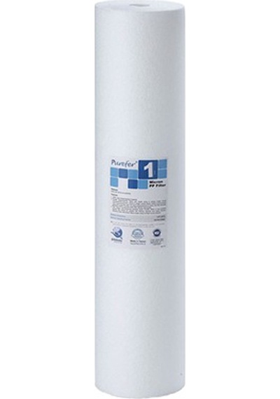 Aquames Su Arıtma Purefer 20" Big Blue 1 Mikron Tortu Filtresi
