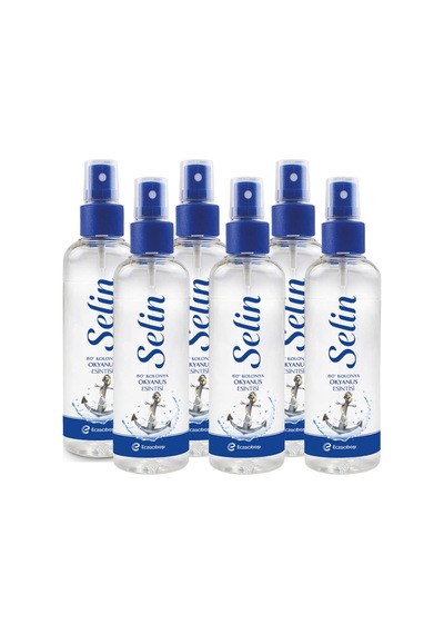 Selin Okyanus Esintisi Sprey Kolonya 100ml X6