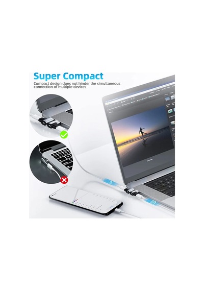 100w Usb C Magnetic Adapter, Thunderbolt 3 Magnetic Usb C Adapter