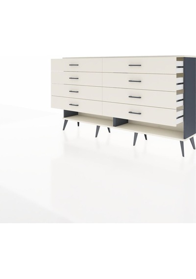 Arges Konsol 8 Çekmeceli 176x30x99 Antrasit-aytaşı Aytası/aytası - Antrasıt Arges Konsol 8 Çekmeceli 176x30x99 Antrasit-aytaşı Aytası/aytası - Antrasıt