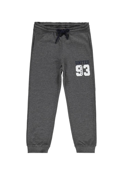 Silversun Kids Silversun Unıted 93 Baskılı 8-13 Yaş Eşofman Altı - Gri Antrasit