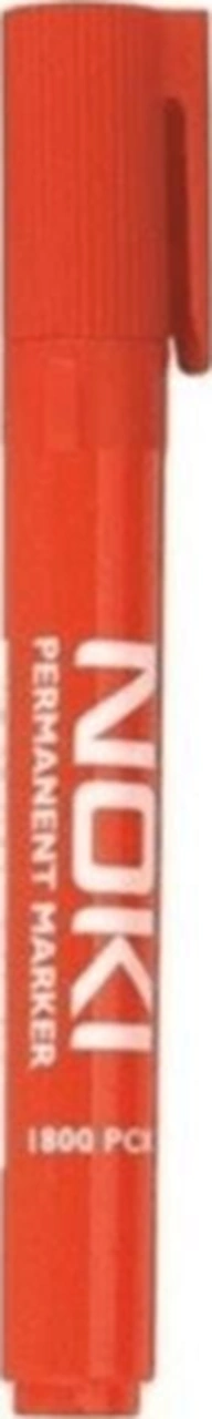 Noki Marker Yuvarlak Uç Kırmızı Beyaz