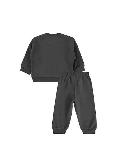 Civil Baby Tavşan Baskılı Basic 6-18 Ay Takım - Gri Antrasit