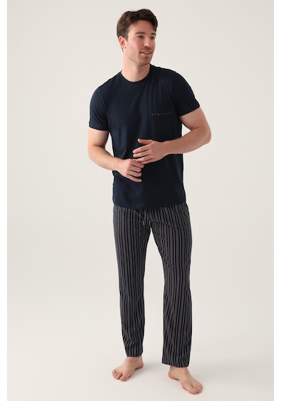 Arnetta Empty Siyah Erkek Pijama Takımı 5274-42740 Siyah