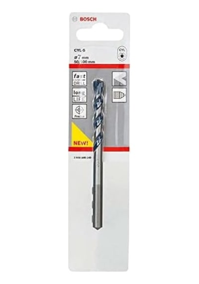 Professional Accessories Cyl-5 Serısı, Blue Granıte Turbo Beton Matkap Ucu, 7 100 Mm