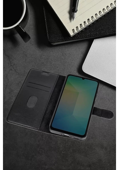 Newface Samsung Galaxy A16 5g Kılıf Trend S Plus Kapaklı Kılıf - Taba