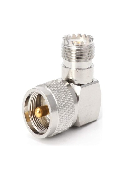 Joykk Uhf Pl259 Erkek Bağlantı Adaptörü Dişi So239 90 Derece Açılı Jack - Arjantin