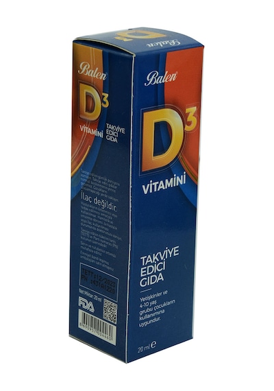 Balen D3 Vitamini Takviye Edici Gıda 20 ML