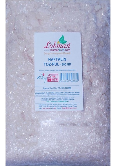 Naftalin Tozu Pul 500 Gr Paket Doğal Saf Çok Renkli