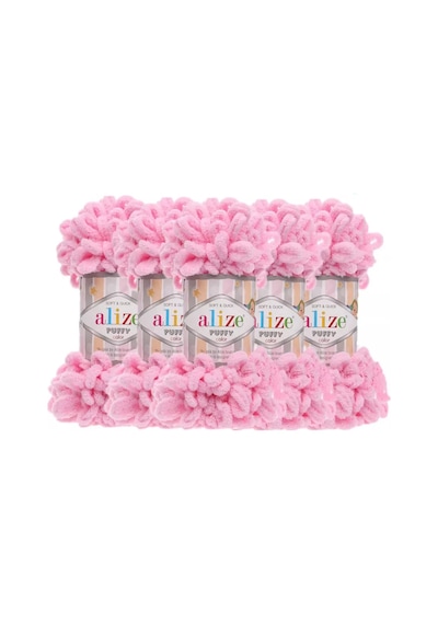 Alize Puffy İplik Puffy 185 - 5 Adet Peluş 186562697