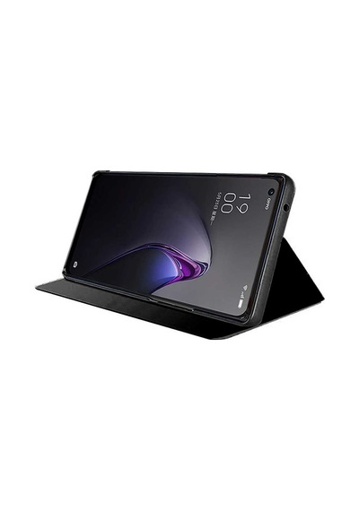 Samsung Galaxy A11 / M11 Uyumlu Aynalı Kapaklı Lüx Kılıf Siyah