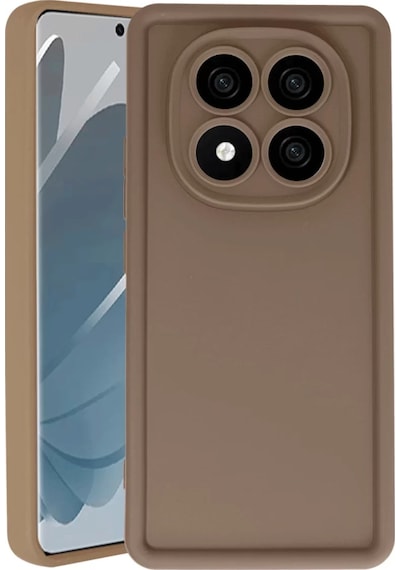 Newface Xiaomi Redmi Note 14 Pro 5g Kılıf Viera Silikon - Kahverengi