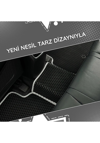 Volkswagen Transporter T5 2003 2015 Uyumlu Araca Özel Eva Tam Takım Paspas Seti St
