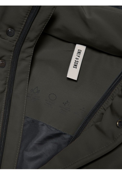 Only & Sons Onscayson Puffa Otw Noos Erkek Gri Mont - 22019598 Gri