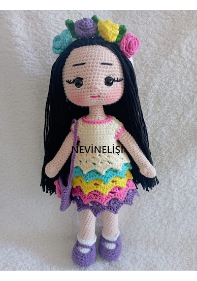 Amigurumi Derin Bebek Çok Renkli