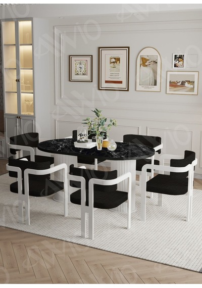 Avvio Romeo Ptt Lake Mdf Ayak 6'lı Tokyo Metal Demonte Sandalye 80x160 Masa Sandalye Takımı Siyah Mermer Avvio Romeo Ptt Lake Mdf Ayak 6'lı Tokyo Metal Demonte Sandalye 80x160 Masa Sandalye Takımı Siyah Mermer