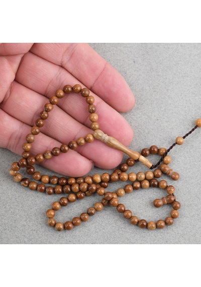 Orijinal Doğal Kuka 99'luk Küre Kesim 5mm Namaz Tesbihi