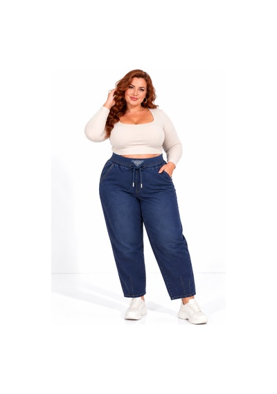 Motivation Motıvatıon Büyük Beden Kadın Yüksek Bel Geniş Lastikli Bağcıklı Cepli Pamuklu Likralı Denim Pantolon Lacivert Motivation Motıvatıon Büyük Beden Kadın Yüksek Bel Geniş Lastikli Bağcıklı Cepli Pamuklu Likralı Denim Pantolon Lacivert