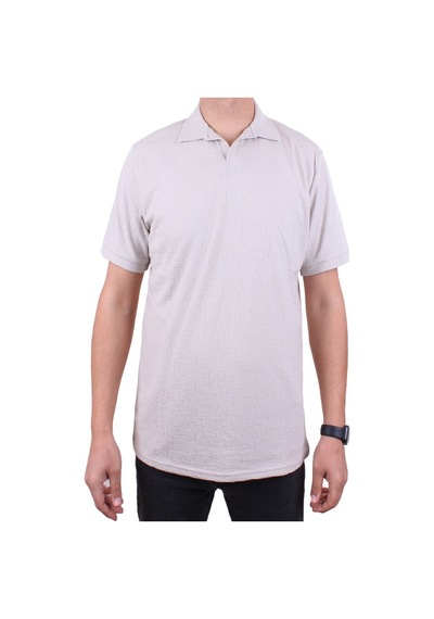 Twister Jeans Twister 2288 Gri Günlük Kısa Kol Normal Kesim Pamuklu Polo Yaka Erkek Tişört Gri