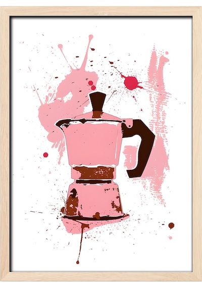 Minimal Mutfak Ruhunu Yansıtan Ahşap Çerçeveli Poster 54
