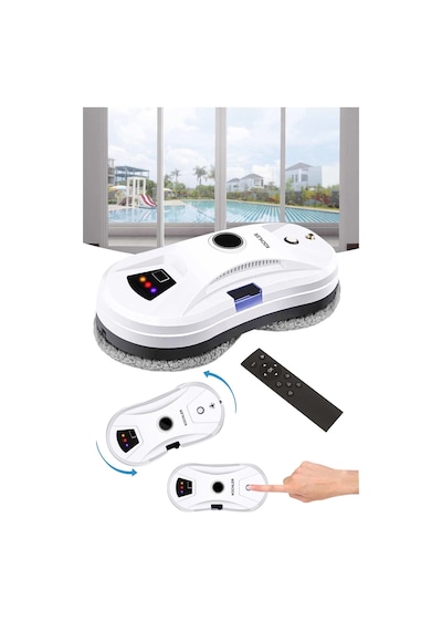 Kochler Akıllı Vakumlu Cam Silme - Cam Temizleme Robotu Beyaz