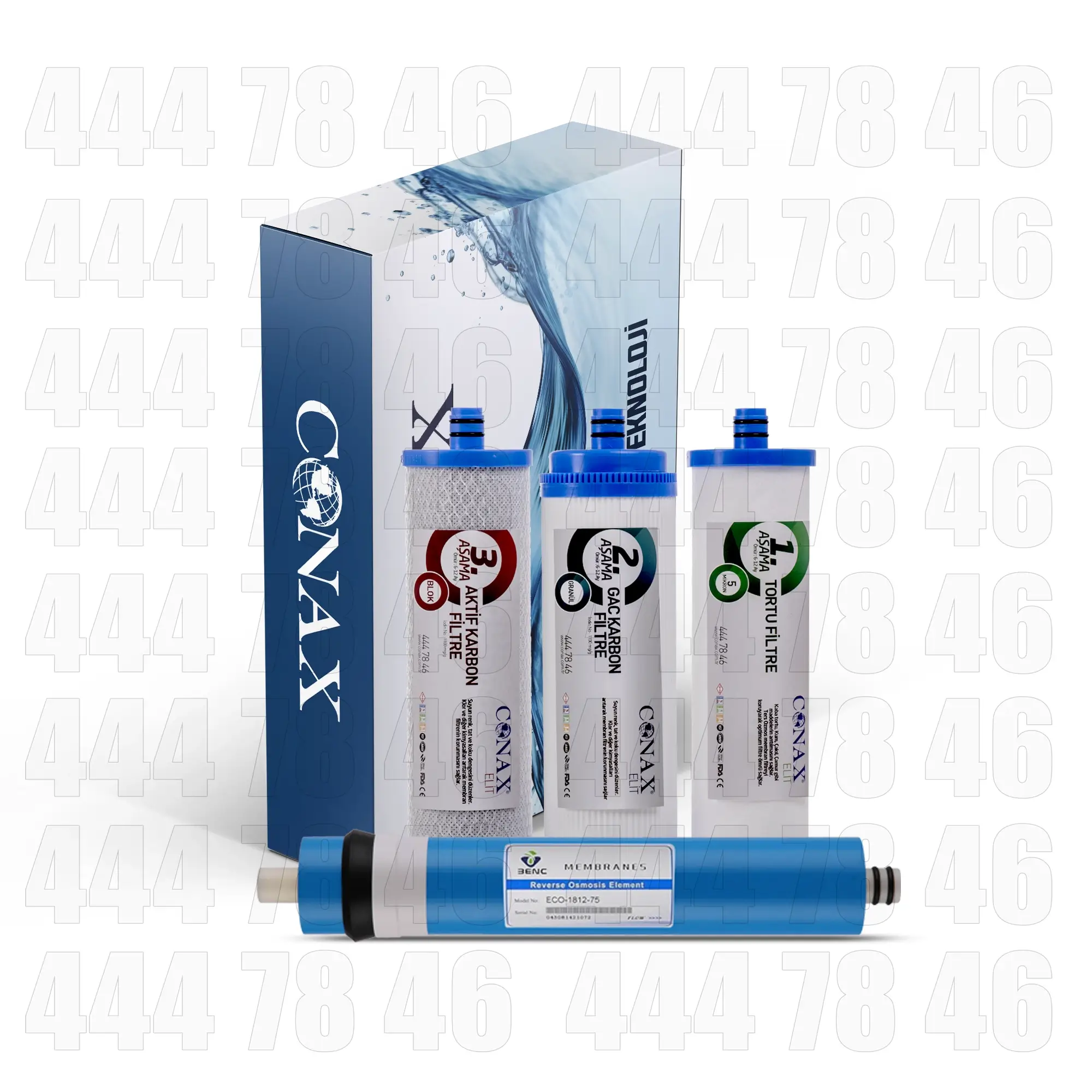 Conax Special 4 Aşama Benc Membran  Filtre Seti Conax