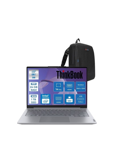 Lenovo ThinkBook 14 G8 Irl 21SG008LTXP06 Core 7 240H 24 GB 1 TB SSD 14" W11P Dizüstü Bilgisayar