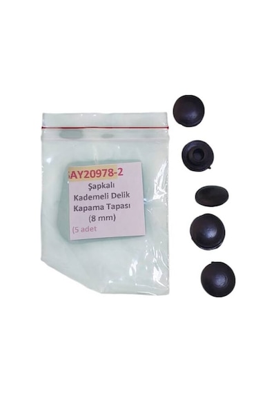 20978-2 Şapkalı Kademeli Delik Kapama Tapası 8 Mm 5 Adet 20978 2