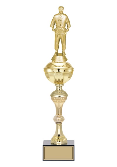 Odak Kupa - Figürlü Kupalar - Judo / Karate Figürlü Kupalar Fg-061 C - 46 Cm Altın - Beyaz