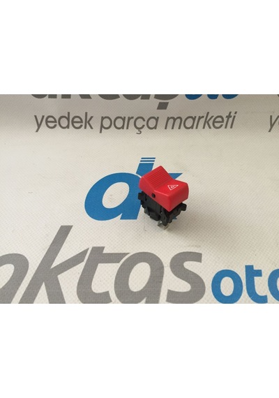 Dörtlü Flaşör Doğan Şahin Kartal Anahtarı Kırmızı