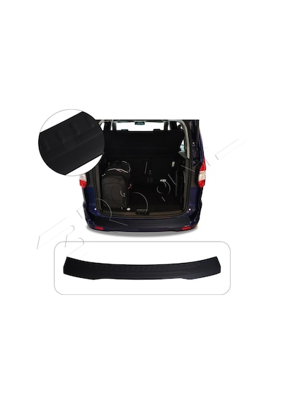Ford Courier Uyumlu 2015 Ve Üzeri Abs Arka Tampon Üstü Koruma