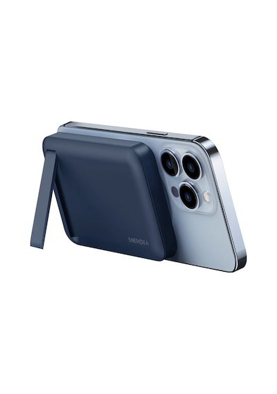 Magpac Mini 10.000 Mah 20w Type-c 15w Kablosuz Şarj - Stant Özellikli Magsafe Powerbank - Lacivert Koyu Gri