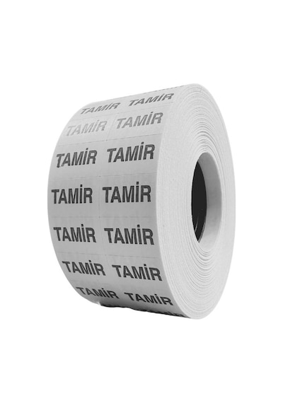 Örenler Plastik Defolu Lekeli Tamir Etiketi 5.000'li Rulo Tamir Standart