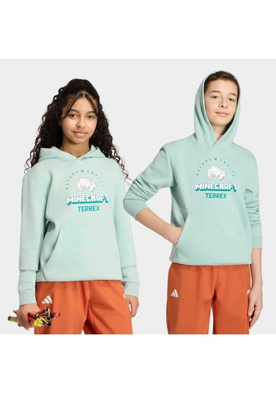 Adidas Minecraft Terrex Çocuk Yeşil Sweatshirt Kv6480