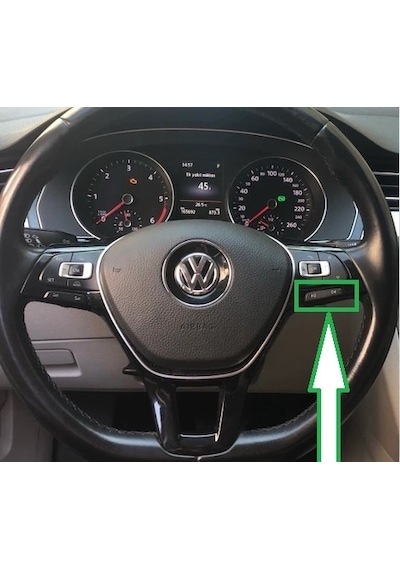 Passat B8 Direksiyon Radyo Değiştirme Tuşu Düğmesi