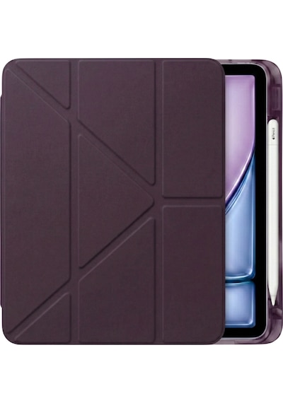 Ps Apple Uyumlu iPad Air 11 İnç M4 / M3 / M2 Tri Folding Standlı Kılıf - Damson Kapaklı Kılıf Ps Apple Uyumlu iPad Air 11 İnç M4 / M3 / M2 Tri Folding Standlı Kılıf - Damson Kapaklı Kılıf