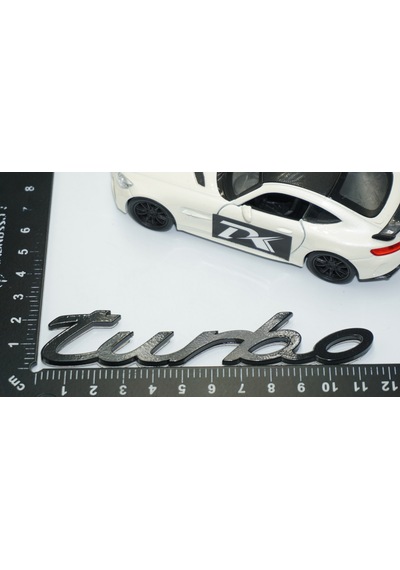 Dk Tuning Porsche Turbo Bagaj 3m 3d Siyah Abs Yazı Logo Amblem